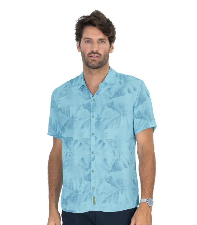 Camisa Masculina Estampada 100% Viscose