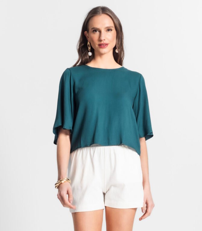 Blusa Feminina Manga Curta Endless