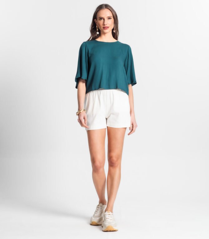 Blusa Feminina Manga Curta Endless