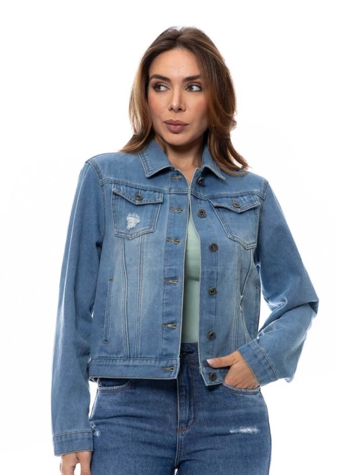 Jaqueta fem jeans