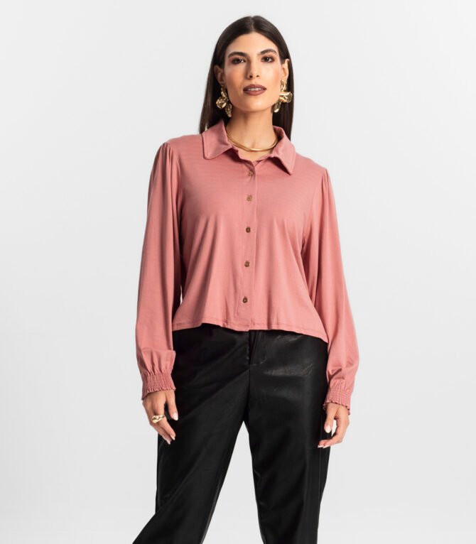 Camisa Feminina Manga Longa