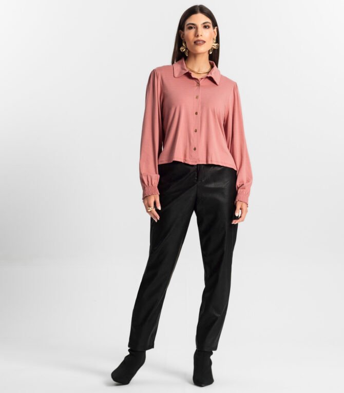 Camisa Feminina Manga Longa